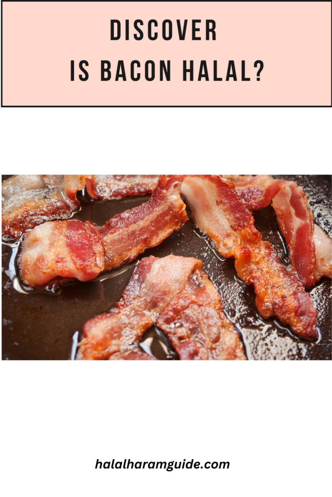 is bacon halal pin