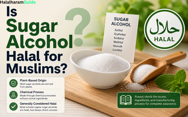 is sugar alcohol halal
