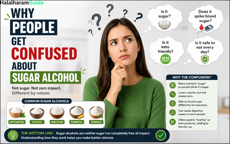 is sugar alcohol halal